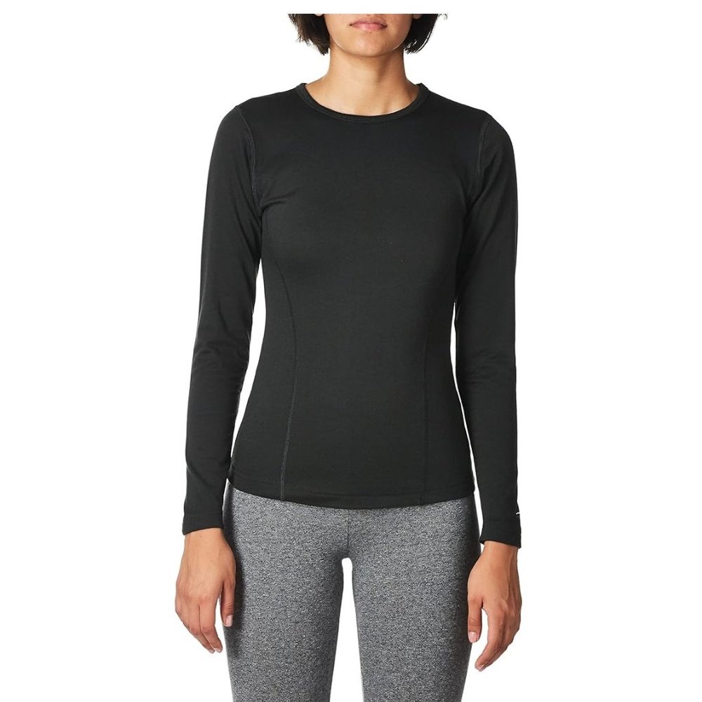NWT Champion Duofold Heavyweight Double-Layer Thermal Shirt Black Sz L $50 JK505